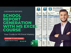HOW TO CREATE STUDENT RESULT REPORT CARD IN EXCEL