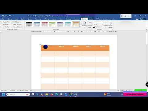 MAKING TABLE HEADER TO ALL PAGES IN MS WORD