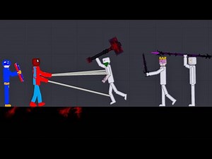 Avengers Attack Alien Bandits in People Playground