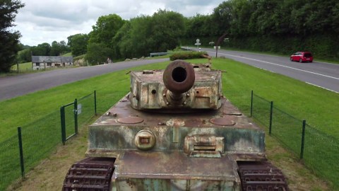 Last Stand of a German Tank in Normandy