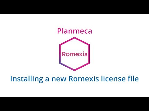 Installing a New Planmeca Romexis License File