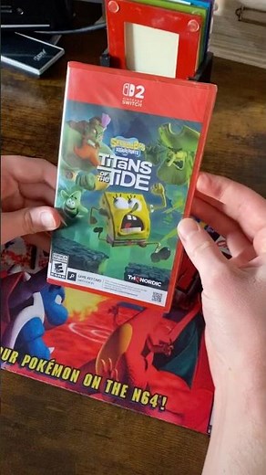 SpongeBob SquarePants Titans Of Tide Switch 2 Unboxing #spongebob #nickelodeon #gaming #switch2 ￼