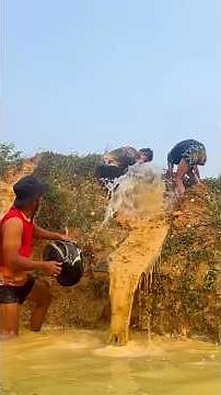 Manual gold mining |$2.210 earned per day #gold #goldmining #viral #viralvideo #fyp