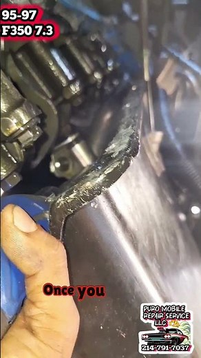 Easy Oil Pan Removal: Diesel Engine Maintenance Guide #shorts