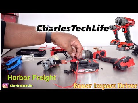 Taking apart Harbor Freight Bauer Impact Driver for repairs!