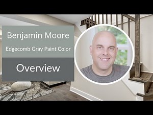 Benjamin Moore Edgecomb Gray Paint Color Overview