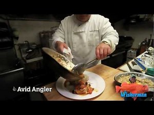 COOK WITH NADER - CRAB-STUFFED COD WITH HOMEMADE CHIPS