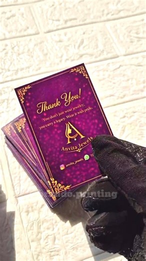 Sticker Printing Business Thank You Card Display Card Manchester #printing #sticker #card #viral