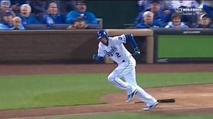 #TBT Alcides Escobar hits a leadoff inside-the-park HR in Game 1 of the 2015 World Series (Kansas City Royals vs. New York Mets): | MLB on FOX