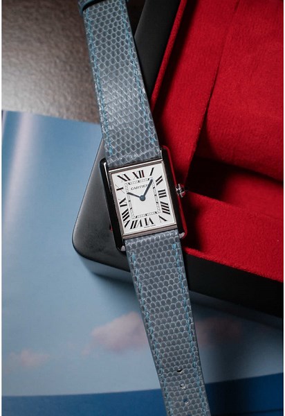 Exploring Lizard Skin Watch Straps on the Cartier Tank