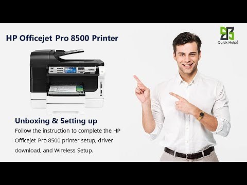 HP Officejet pro 8500 printer setup | Unbox HP Officejet pro 8500 printer | Wi-Fi setup