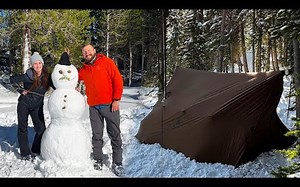 【Hike Camp Climb】在山上热帐篷雪地露营，一次非常难忘的经历