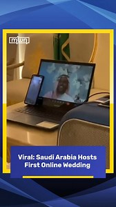 A wedding video from Saudi Arabia is making waves across social media after it captured what is believed to be the country’s first-ever online wedding ceremony. The unique celebration took place with the bride in Saudi Arabia, and the groom participated virtually from the United States, where he currently resides. #morocco #world #news #wedding #saudiarabia #moroccoworldnews | Morocco World News