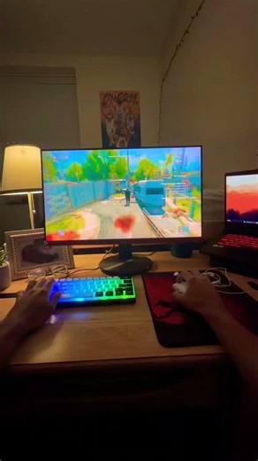 Midnight 3am College Gaming Laptop Setup ASMR