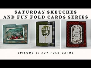 Joy Fold Cards Two Ways! Wednesday Workshop | Card Sketches & Fun Fold Cards Ep. 6