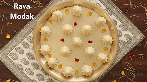 5.9K views · 607 reactions | These modaks have an outer covering made of rava,and is stuffed with coconut,jaggery and cardamom. https://www.youtube.com/watch?v=yLnEdIs3ATo #ModakRecipes #ravamodak | Eenadu India- FOOD | Facebook