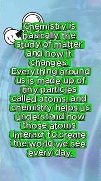 Day 1/100: What Is Chemistry? 🧪 | Learning Chemistry From Scratch #experiment #science