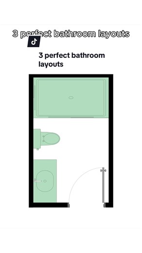Building bathroom layouts step by step 🚿📐 Watch how the shower placement changes everything. #bathroom #bathroominspiration #bathroomdesign #bathroomrenovation #bathroomideas