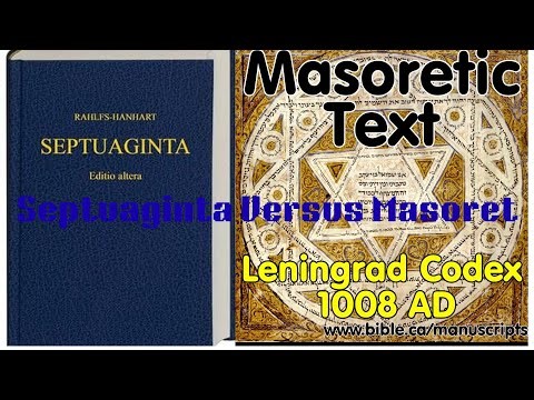 Septuaginta Versus Masoret
