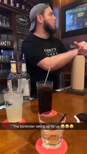 Oh hell yes.That grizzled old barkeep who’s seen every flavor of bullshit the world can serve up. One eye on the pour, the other scanning the room like a lighthouse in a storm. Regulars get the heavy hand and the easy smile. The riff-raff? They get the “we’re all full up, pal” before their ass even hits the stool.No rapscallions. No skullduggery. No loudmouths turning the place into a circus. Step out of line and it’s the classic “you got two choices: calm down or get the boot.” And if the rabbl
