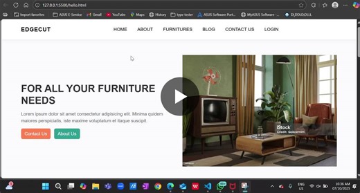 #webdevelopment #frontenddevelopment #html #css #bootstrap #techjourney #portfolio | Hisham C H