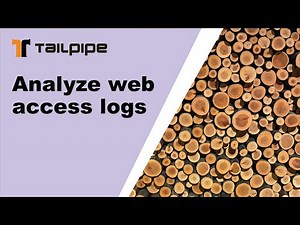 Analyze web access logs with Tailpipe