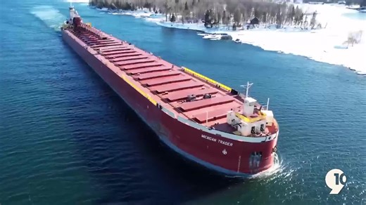 First vessel arrives at Soo Locks in Sault Ste. Marie for 2026 shipping season