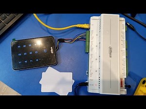Dahua access control panel + reader configuration using SMARTPSS