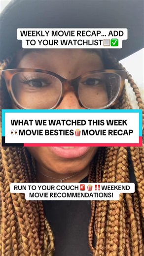 WHAT TO WATCH? Weekly Movie Recap! Press Play Approved🍿 Movie Besties 🎬 here’s your weekly movie recap — the thrillers, dramas, and must-watch picks I checked out this week. Some had crazy twists, some were emotional, and a few definitely deserve a spot on your watchlist‼️🍿 #movie #movierecommendation #whattowatch #mustwatch #movietok