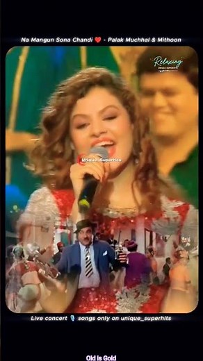 Na Mangun Sona Chandi - Palak muchhal & Mithoon , Live Concert 👈 #liveconcert #palakmuchhal #song