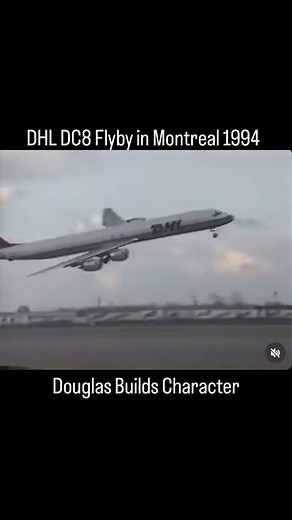 A DHL DC8 performs a low speed flyby. #pilots #aviation #flying #pilotsofinstagram | ScudRunners.com