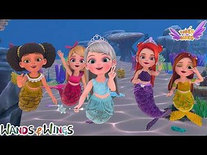 The Princess Finds Her Tail 🌊 | Mermaid Song + Here's How | Wand and Wings