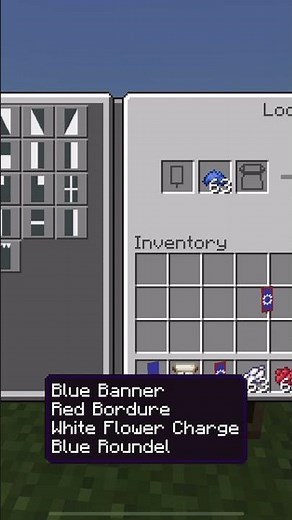 Minecraft Flag Banner Tutorial: National Revolutionary Army #minecraft #shorts