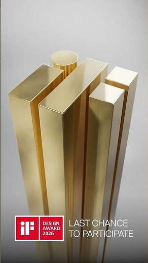 iF DESIGN AWARD 2026 - LAST CALL