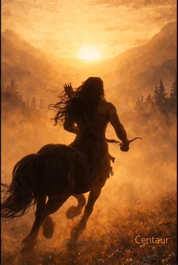 CENTAUR - Mythical being from ancient Greek mythology, half human and half horse