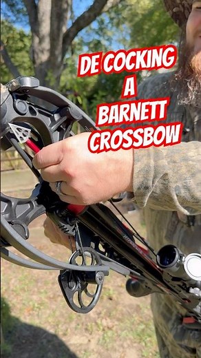 Here’s how to de cock a Barnett Raptor 410 Crossbow. #bowseason #barnett #crossbow #bigchuk