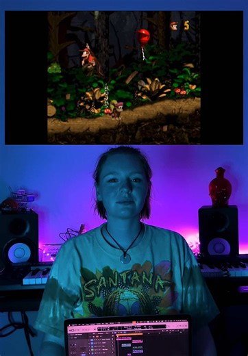 I sampled the Forest Interlude from Donkey Kong Country, it was one of my favorite games growing up on the SNES #producer #donkeykong #snes #sampling #musician
