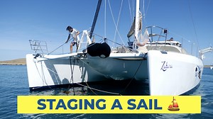 We often set off for overnight sails during early morning light, and must stage the day before to be sure we get the boat out of shallow areas or maneuver through bommies safe and securely. #sailing | Sailing Zatara