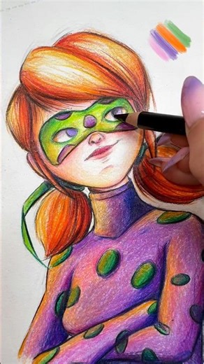 I'm drawing an animated character✨ with the colors🌈 of another one??😱🔥 #drawing #art