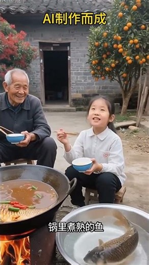 Boo's absurd video, the cooked fish can move and swim