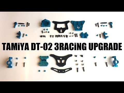 Tamiya DT-02 MS project #7: 3Racing Aluminium/Graphite Upgrades for the Tamiya DT-02 2WD 1/10 Buggy!