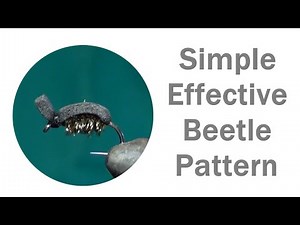262. Fly Tying a Easy Foam Beetle MKI