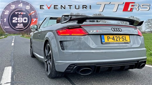 Audi TT RS Eventuri – 0-100, 100-200, Top Speed & Intake Sound POV