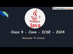 Java || Course Content - Syllabus || ICSE - Class 9 ||