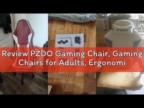 Review PZDO Gaming Chair, Gaming Chairs for Adults, Ergonomic Computer Chair with Footrest, Reclinin