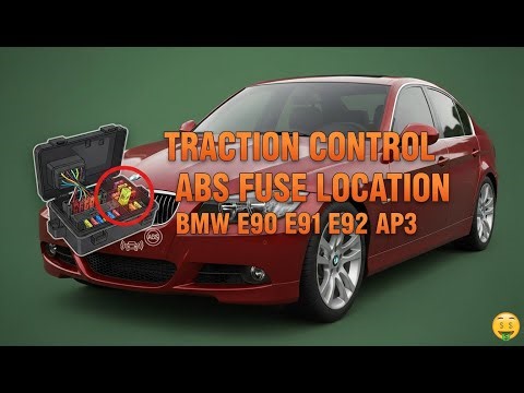 TRACTION CONTROL ABS EASY FIX FUSE LOCATION BMW E90 E91 E92 E93