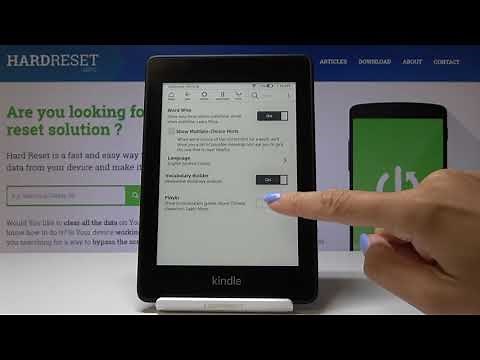 Reading Options in Amazon Kindle 10 - Reading Preferences