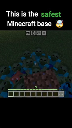 Safest Minecraft Base Ever? 🤯 #shorts #shortsfeed