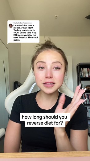 Replying to @Sam hope this helps!! Comment any more questions you have! #reversediet #dieting #losefat #metabolism #fitness #fitnesstips #fyp #foryoupage #reversedieting #maintenance #bodyrecomposition #bodyrecomp