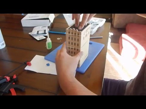 Lunde Studios N scale "Juno Watt Highrise Building kit" - How to Build